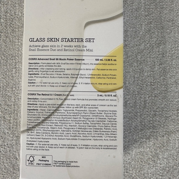 Glass skin starter set - Picture 2 of 3